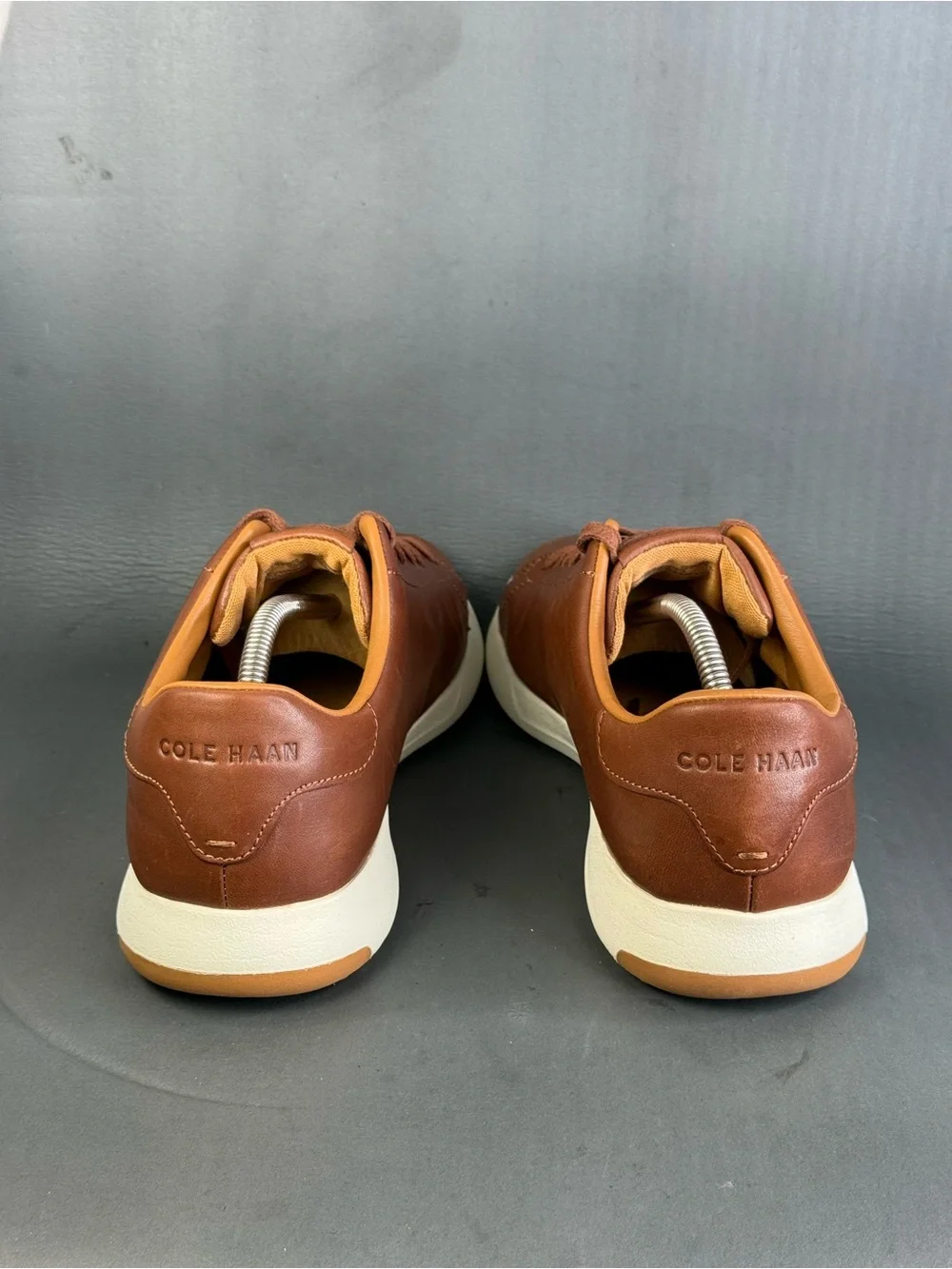Cole Haan Men's GrandPro Tennis Sneakers Woodbury leather size 12
